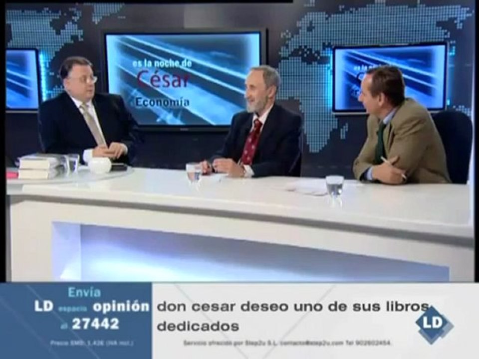 Es la noche César: Tertulia económica, con Carlos Cuesta y Francisco Cabrillo  - 04/10/10