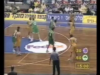 Radja - Bodiroga ♣ Maccabi - Panathinaikos 62-84 (1999)