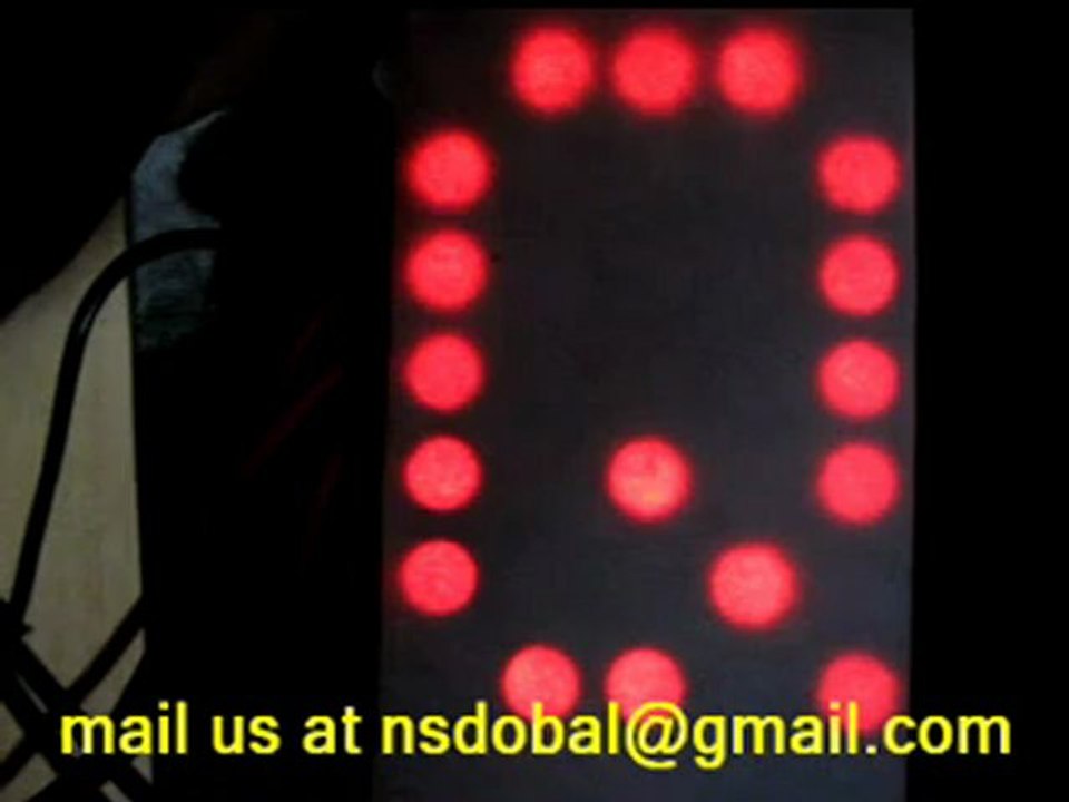 VHDL & FPGA Project : CHARACTERS TEST ON 5x7 LED MATRIX DISPLAY