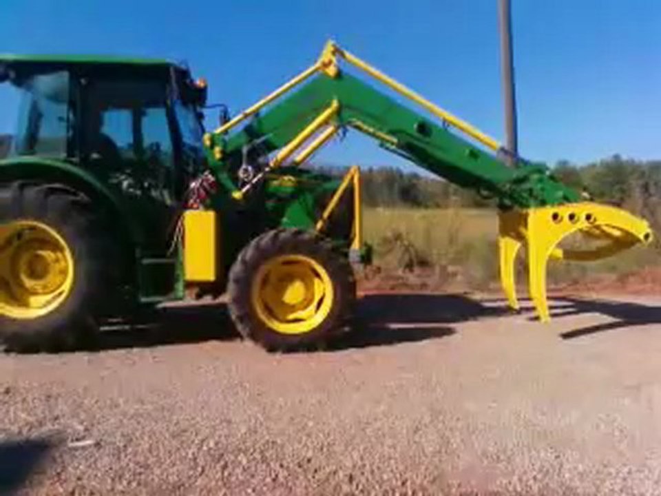 traktör ön yükleyici kepçe tomruk yükleyici / CANLI