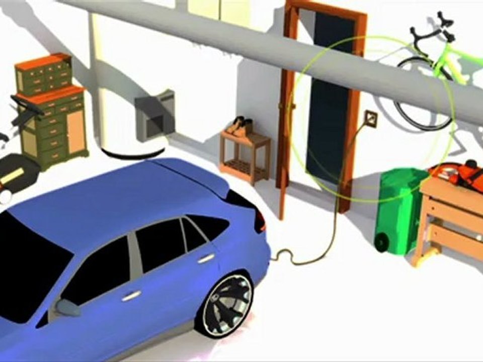 The hybrid car