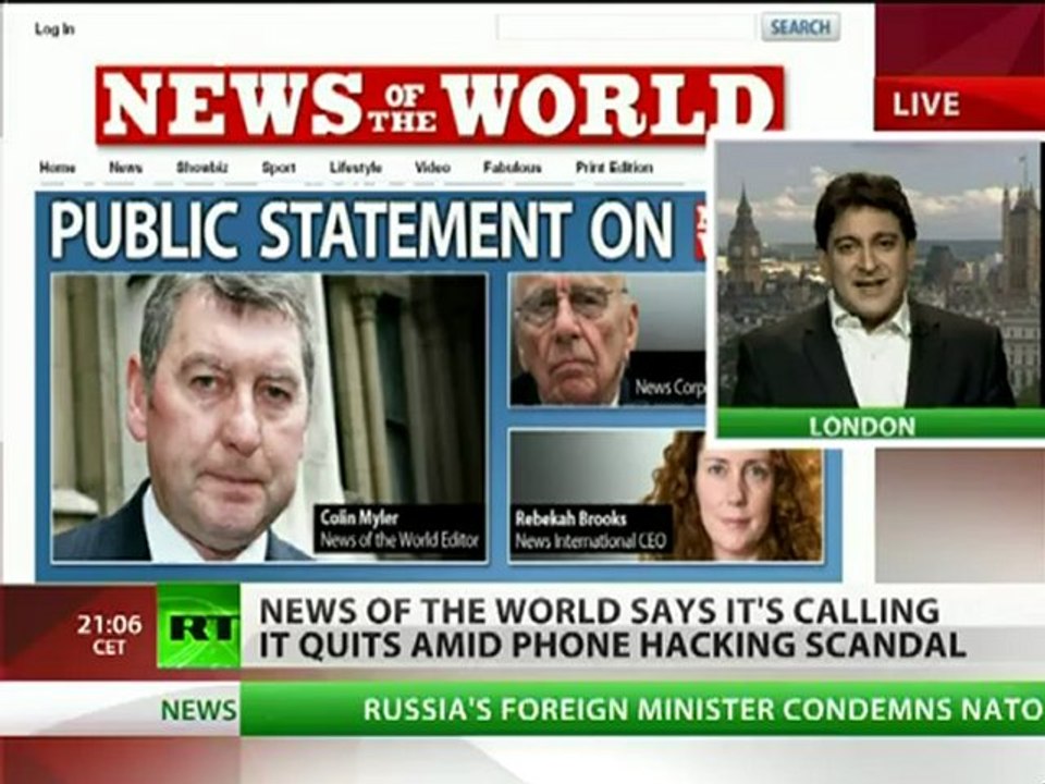 Phone hacking scandal is 'all about Rupert Murdoch'