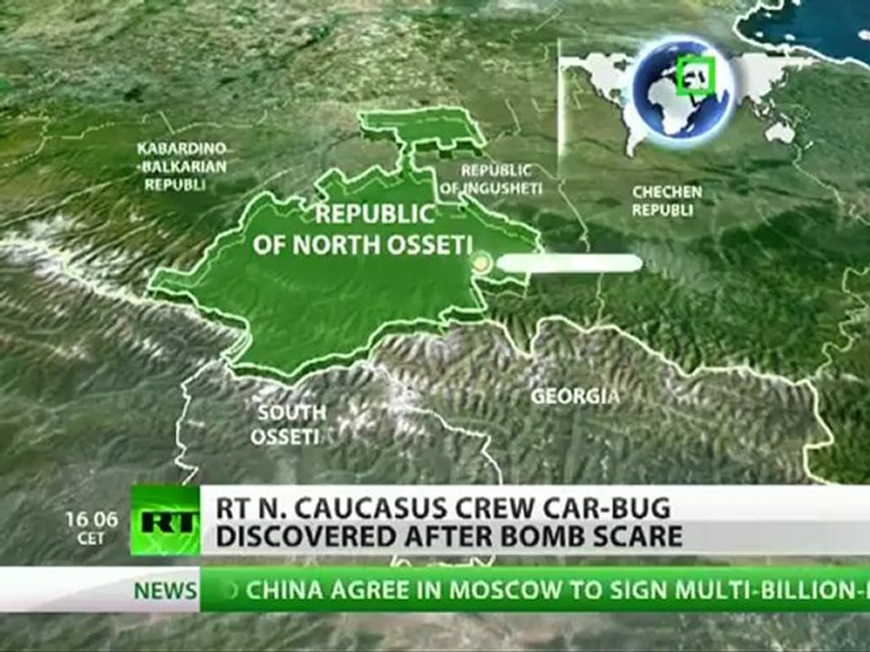 Who's tracking RT? Car bug discovered after cameraman vehicle bomb scare