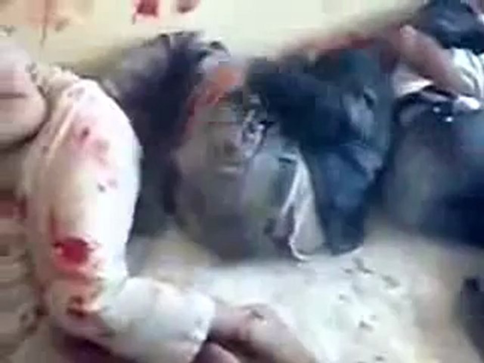 مسرب شبيحة الاسد تعذب المعتقلين بشكل وحشي و طائفي