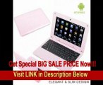 SPECIAL DISCOUNT WolVol NEW (Android 4.0 - 1GB RAM) SOLID PINK 10inINK 10inch Laptop Notebook Netbook PC, WiFi and Camera with Google Play, Flash Player, 3D/HD Video (Includes Mini PC Mouse)