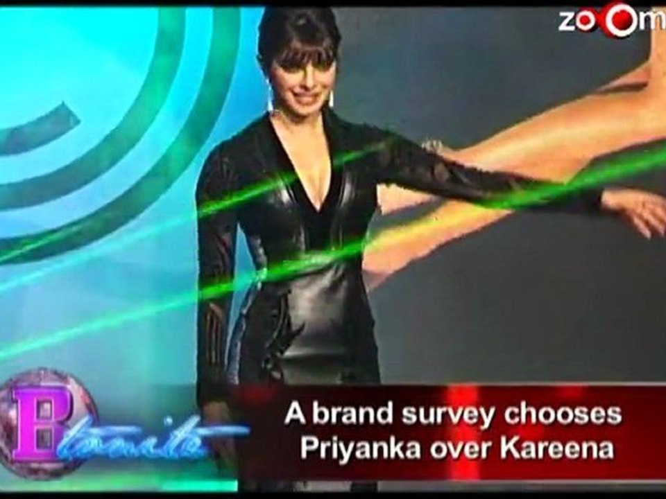 A brand survey chooses Priyanka over Kareena