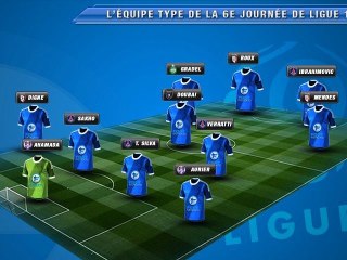 L'équipe type de la 6e journée de Ligue 1 !