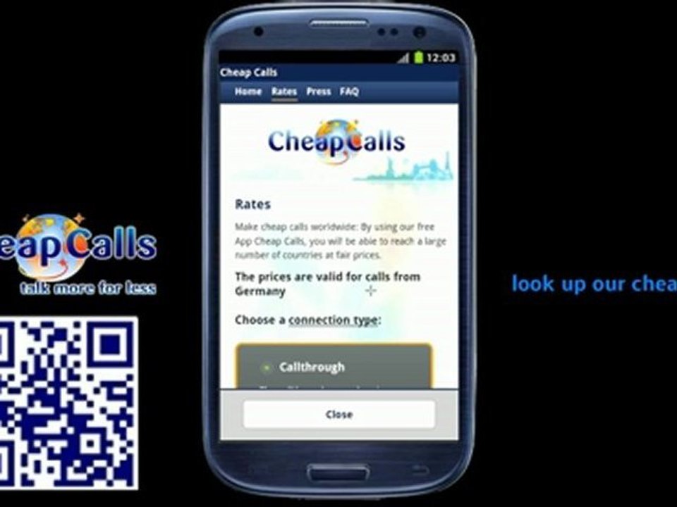Cheap Calls App - Cheap mobile international calls