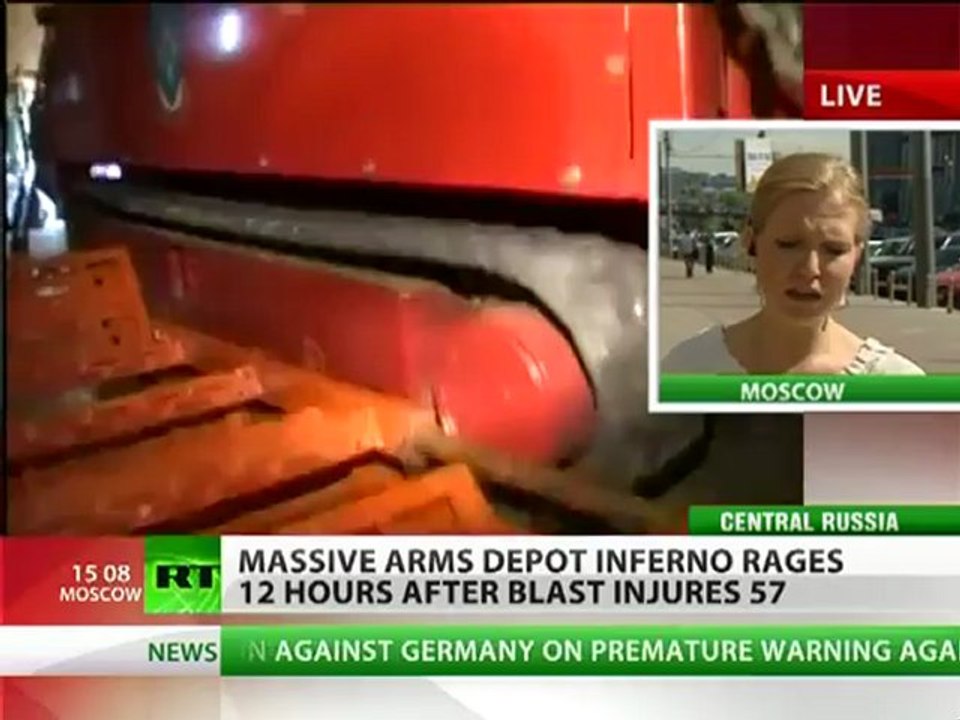 Ammo Depot Inferno: Dozens injured as shells explode at Udmurtia arsenal