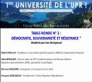 UPR 2012 - TR n° 2: Démocratie Souveraineté Résistance Benajam - Chouard - Ménard - Despot