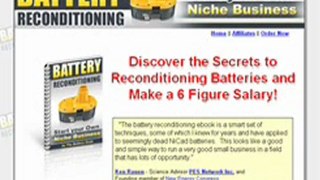 Battery Reconditioning - Start Your Own Niche Business - See How