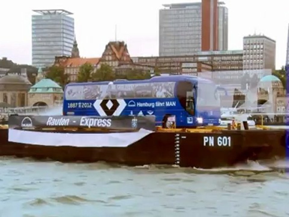 Neuer Bus: Volle Fahrt voraus für den HSV