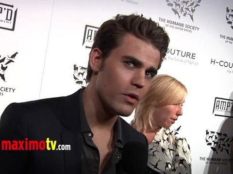Paul Wesley and Torrey DeVitto Interview at H-Couture 2012: The Future of Fashion