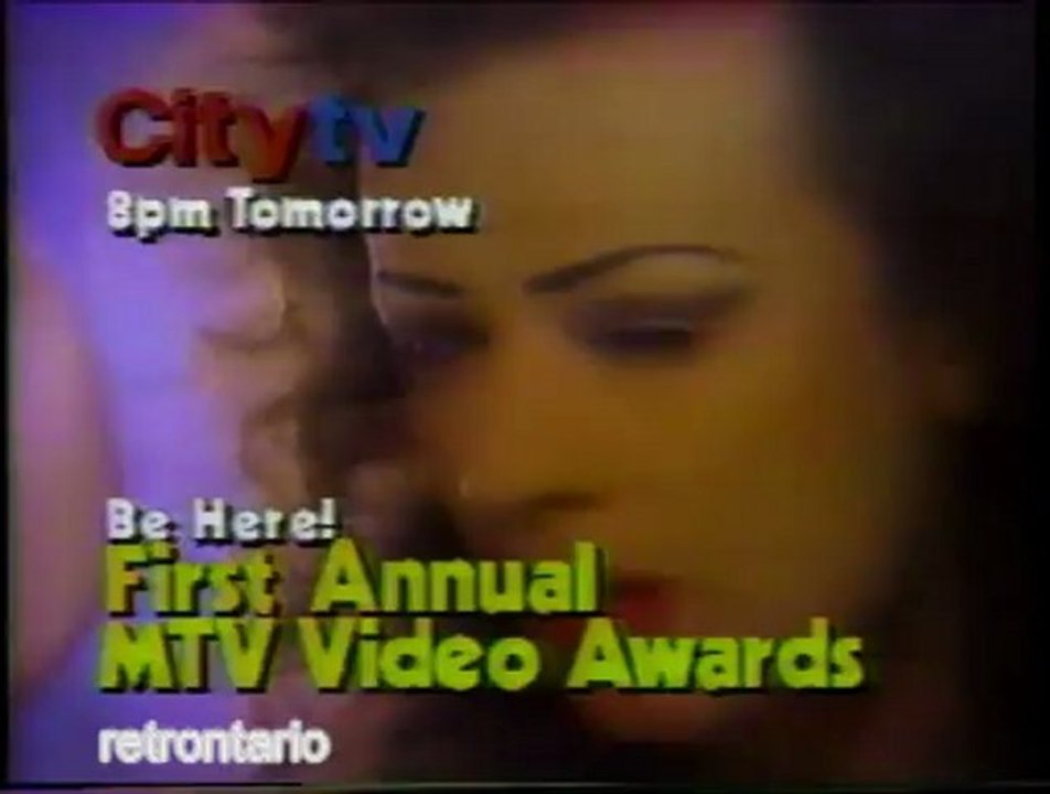 MTV Awards on CityTV Mark Dailey 1984