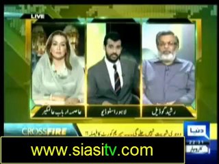 Cross Fire on Dunya News 24th September 2012