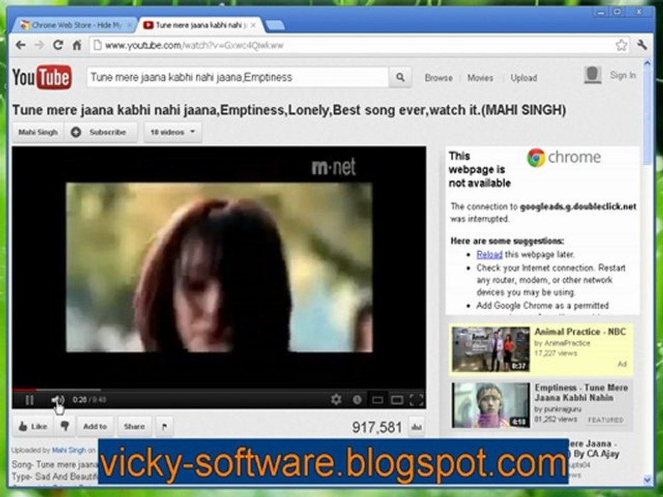 howw to open block web side method 1
