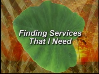 Accessing Senior Services/Finding Svcs. That I Need