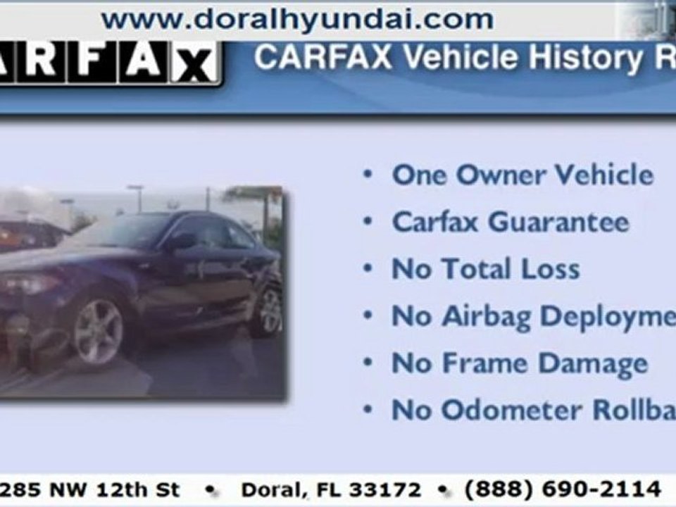used 2011 BMW 1 Series 128i Coupe Miami FL