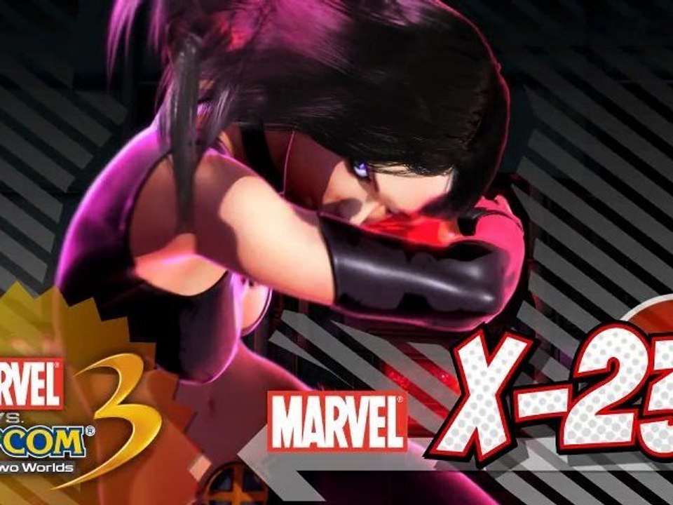 MARVEL VS. CAPCOM 3: FATE OF TWO WORLDS "X-23" for PS3 and Xbox 360
