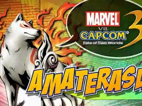 MARVEL VS. CAPCOM 3: FATE OF TWO WORLDS Amaterasu Gameplay for PS3 and Xbox 360