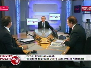 Christian Jacob : « Le Front National n’est absolument pas dans une logique de gouvernance, (…) ils sont dans une logique de provocation et de déstabilisation. »