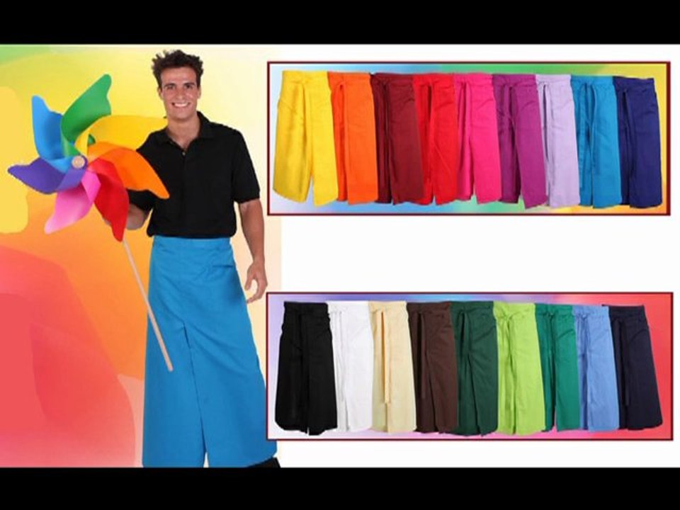 Abbigliamento ristorazione ,inviato a tutta l'Italia dalla Spagna,TAX-FREE