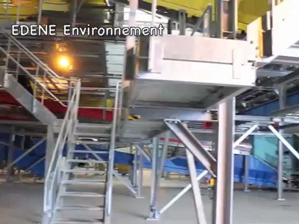 Centre de tri déchets N°1 EDENE Environnement