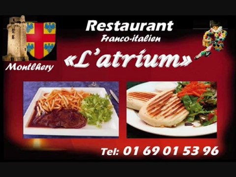 restaurant montlhery l'atrium pizzeria pizzas pates pizza plats a emporter ATRIUM