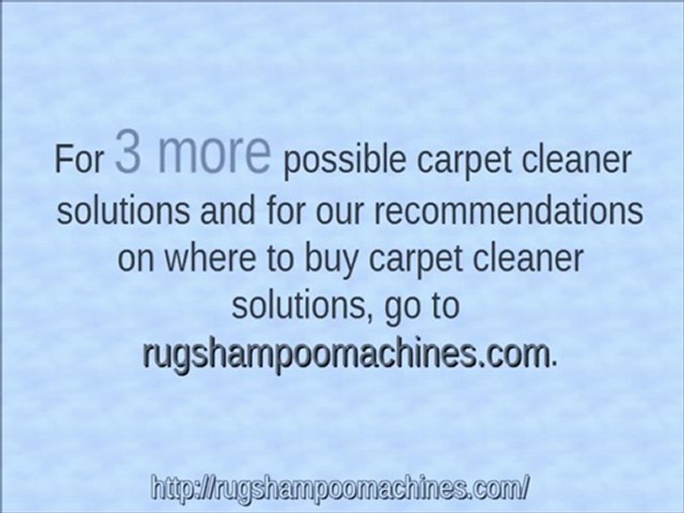 Greatest Carpet Cleaner Solution Choices - Starting From Vinegar To Enzyme Driven Answer