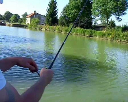 Pêche 2 Sandre 1 Brochet et un sandre loupé en canal