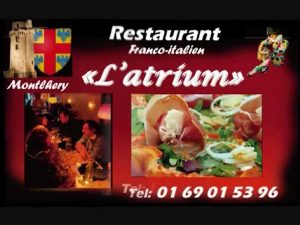 restaurant montlhery l'atrium pizzeria pizzas pates pizza plats a emporter ATRIUM