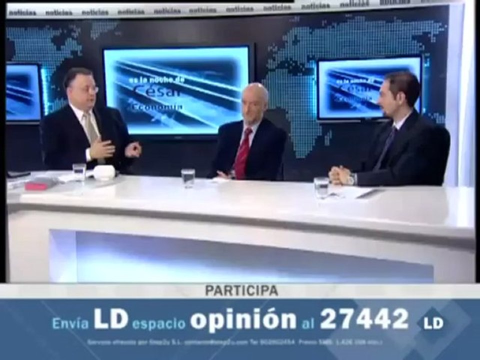 Tertulia económica con Alberto Recarte y Manuel Llamas  -  29/10/10