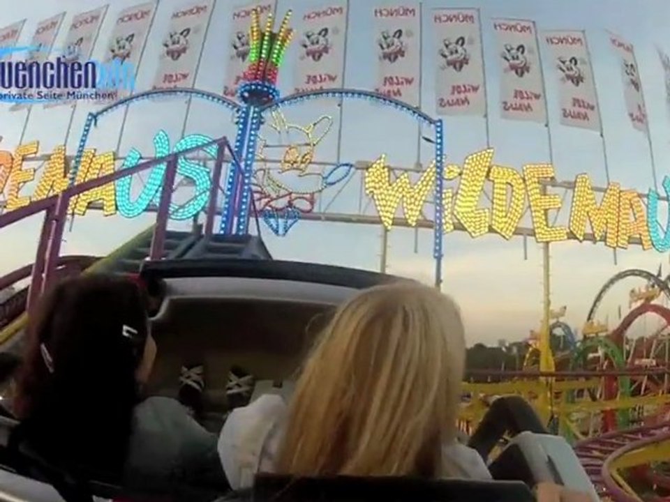 Wilde Maus @ Oktoberfest München 2012 (Onride Video)