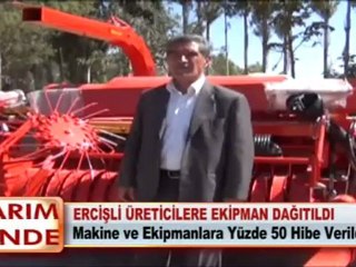 ERCİŞLİ ÜRETİCİLERE EKİPMAN DAĞITILDI