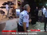 Polis memuru çıldırdı