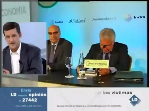 Tertulia política de César. Manifestación de las víctimas del terrorismo