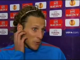 Forlán niega una mala relación con Quique