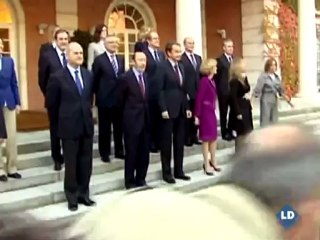 Foto oficial del nuevo Gobierno de Zapatero