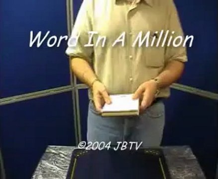 Word In Million by Nicholas Einhorn and JB Magic (DVD) - Magic Trick