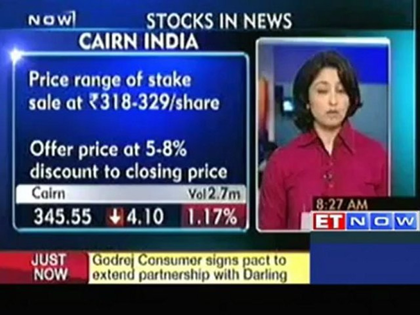 Stocks in News Bhel, Cairn India