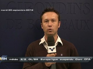 Le flash info du mardi 25 septembre 2012