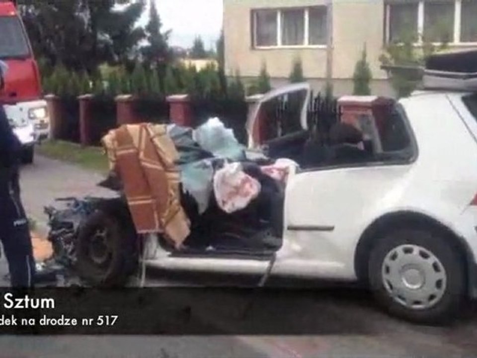 Sztum: Wypadek na ul. Pieniężnego. 19-latek w stanie krytycznym