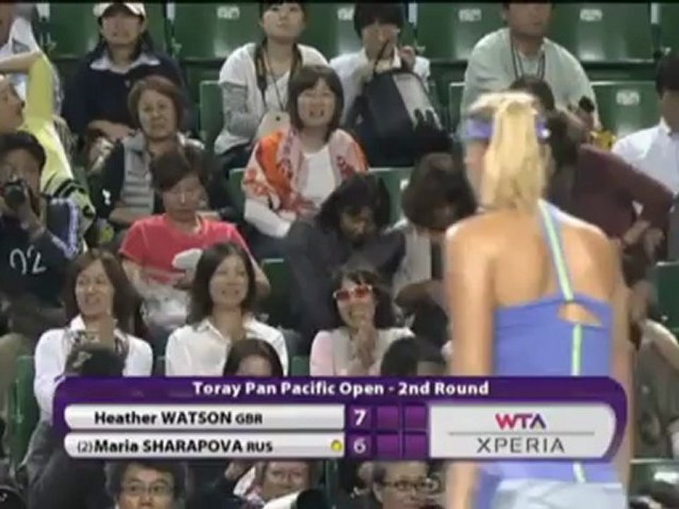 Tokio: Scharapowa nach Drei-Stunden-Krimi in Runde drei