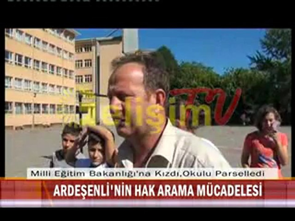 ARDEŞENLİ OKULU PARSELLEDİ