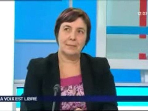 Michelle Rivet - EELV - La voix est libre 22 Septembre 2012 - France 3 Centre - partie 2