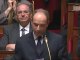 Jean-François Copé pose une question au gouvernement, les députés socialistent scandent le nom de François Fillon