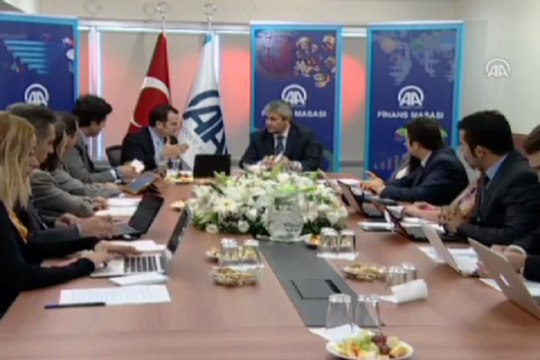 Ergün,AA Finans Masası'na konuk oldu