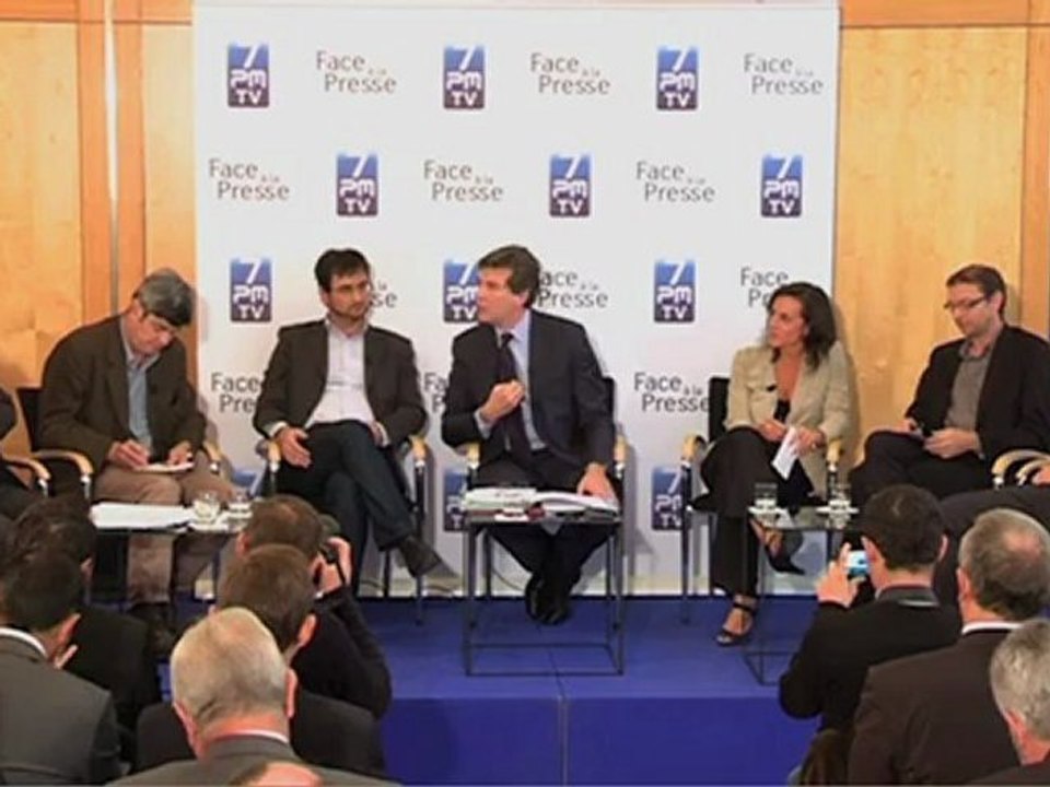 Face à la Presse - Arnaud Montebourg, ministre du Redressement productif