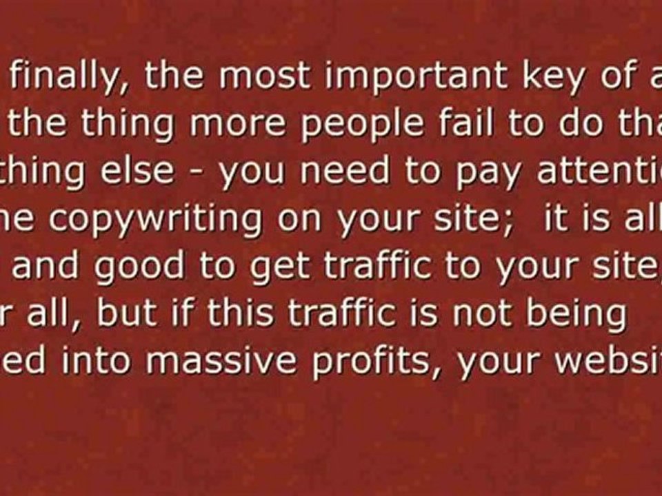 Three HUGE Keys To Increasing Online Profits