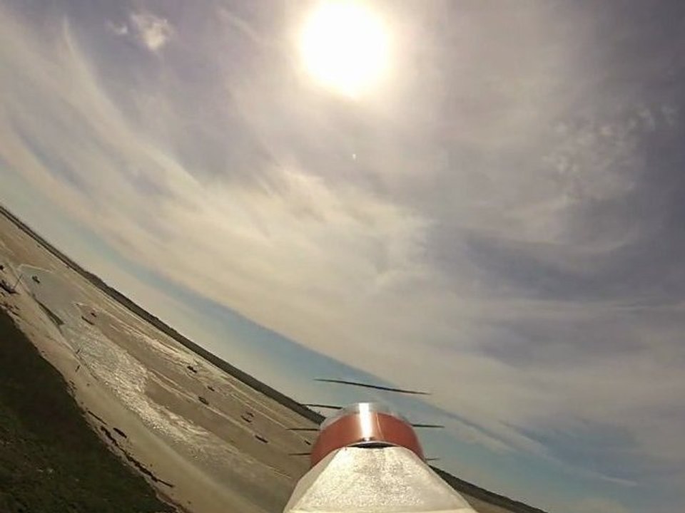 SURVOL REGNÉVILLE-SUR-MER DANS LA TEMPÊTE !! GOPRO HD